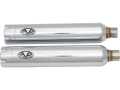 V-Performance SlipOn Mufflers Revolver Endcap Euro 5 chrome  - 93-0041