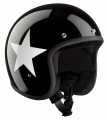 Bandit Jet Helmet Star black & white ECE  - 947282V