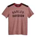 Harley-Davidson men´s T-Shirt Staple Dark Orange Colorblocked  - 96048-23VM