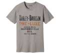 Harley-Davidson men´s T-Shirt Gas & Oil grey S - 96061-23VM/000S