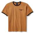 Harley-Davidson T-Shirt Willie G Sketchy Bar & Shield Ringer brown  - 96272-25VX