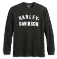 Harley-Davidson Sweatshirt Staple Thermal black  - 96338-23VM