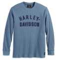 Harley-Davidson Sweatshirt Staple Thermal blue  - 96340-23VM