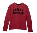 Harley-Davidson Damen Midwest Intarsia Sweater rot  - 96420-23VW