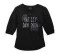 Harley-Davidson Damen Pride Fashion Knit Top schwarz  - 96457-23VW