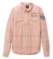 Harley-Davidson women´s Shirt  Convertible Sleeve Salute  Pink  - 96481-22VW