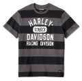 Harley-Davidson T-Shirt Racing Striped black/grey  - 96586-23VM