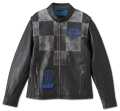 Harley-Davidson Leather Jacket Blue Steel Convertible  - 97028-24VM