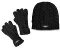 Harley-Davidson Gloves & Knit Hat Silver Wing black  - 97626-22VW