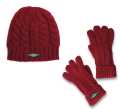 H-D Motorclothes Harley-Davidson Gloves & Knit Hat Silver Wing red  - 97627-22VW