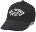 Harley-Davidson Damen Baseball Cap Ice Biker Embellished schwarz  - 97706-23VW