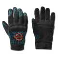 Harley-Davidson men´s Gloves Dyna Textile Mesh black/mint L - 98137-23VM/000L