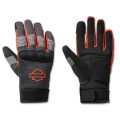 Harley-Davidson women´s Gloves Dyna Textile Mesh black/grey/orange XS - 98154-23VW/002S