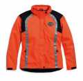 H-D Motorclothes Harley-Davidson women´s rain jacket hi-vis orange  - 98163-18EW