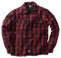 West Coast Choppers Wool Lined Plaidshirt Red/Black  - 982879V