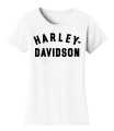 Harley-Davidson Damen T-Shirt Forever Racer Font weiß L - 99020-23VW/000L