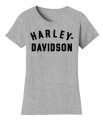 Harley-Davidson women´s T-Shirt Forever Racer Font grey  - 99021-23VW