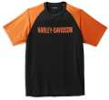 Harley-Davidson T-Shirt Performance schwarz/orange L - 99063-22VM/000L