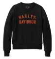 H-D Motorclothes Harley-Davidson women´s Sweatshirt Essence Appliqué Crewneck black  - 99117-22VW