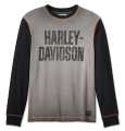 Harley-Davidson Longsleeve Iron Bar grey/black  - 99181-24VM