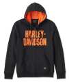 Harley-Davidson Zip Hoodie Bar Font black  - 99191-24VM