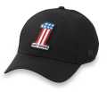 Harley-Davidson Baseball Cap #1 Logo 39THIRTY Black  - 99405-25VM