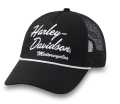 Harley-Davidson Damen Trucker Cap Script schwarz  - 99409-25VW