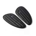 Trip Machine Classic Leather Tank Pads Black  - 995667