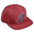 Biltwell Baseball Cap Script B maroon redbrown  - 996759