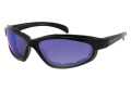 Bobster Fat Boy Sunglasses black matt/cyan blue  - 26100939