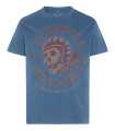 Rokker men´s T-Shirt Speed Shop blue 3XL - C3012505-3XL