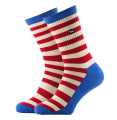 Rokker Socken Stripes LT blau/rot  - C606031