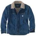 Carhartt Sherpa Lined Denim Jacket stonewashed blue  - 964492V