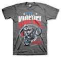 Evel Knievel Wheelie T-Shirt Dark Grey XXL - 939930