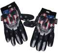 Lethal Threat American Bad Ass Skull Hand Gloves  - 587425V