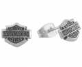 Harley-Davidson Earrings Bar & Shield silver  - HDE0085
