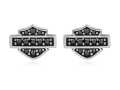 Harley-Davidson Earrings Petite Black Bling silver  - HDE0281