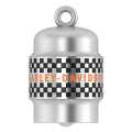 Harley-Davidson Ride Bell Checkered silver  - HRB118