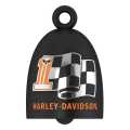 Harley-Davidson Ride Bell Checkered Flag black  - HRB119
