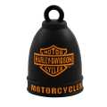 Harley-Davidson Ride Bell H-D Bar & Shield schwarz & orange  - HRB130