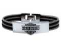 Harley-Davidson Bracelet Cable ID steel  - HSB0068