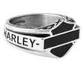 Harley-Davidson Signet Ring Bar & Shield Outline stainless  - HSR0064