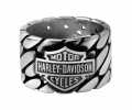 H-D Motorclothes Harley-Davidson Ring B&S Tread Band 14 - HSR0071-14