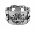 Harley-Davidson Ring Bar & Shield ID Kette Stahl 13 - HSR0072-13