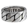 Harley-Davidson Ring Edelstahl Flat Chain Thick  - HSR0113