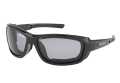 Harley-Davidson Sonnenbrille Genera schwarz glänzend & smoke selbsttönend + polar  - HZ0002-6501D