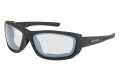 Harley-Davidson Sonnenbrille Genera schwarz matt & klar selbsttönend silver mirror  - HZ0002-6502X