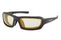 Harley-Davidson Sonnenbrille Gym Time schwarz glänzend & gelb selbsttönend gold flash  - HZ0003-6301J