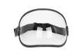 MP Bubble Helmet Visor with Strap leather black / clear  - MPVS11BKCL