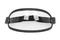 MP Fullface Helmet Visor with Strap leather black / clear  - MPVS12BKCL
